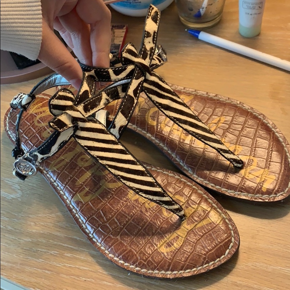 Sam Edelman sandals leather upper sz 5.5